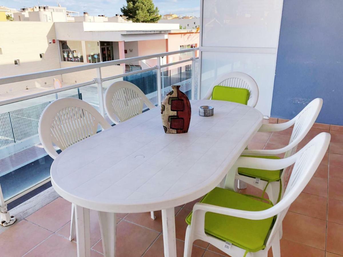 Luminoso Apartamento Con Piscina En Playa Morro De Gos Orpesa Kültér fotó